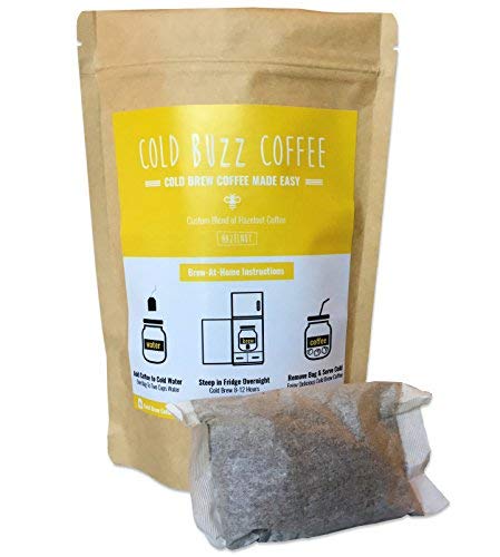 Cold Buzz Coffee Bean Packs, Hazelnut Cold Brew Iced Coffee