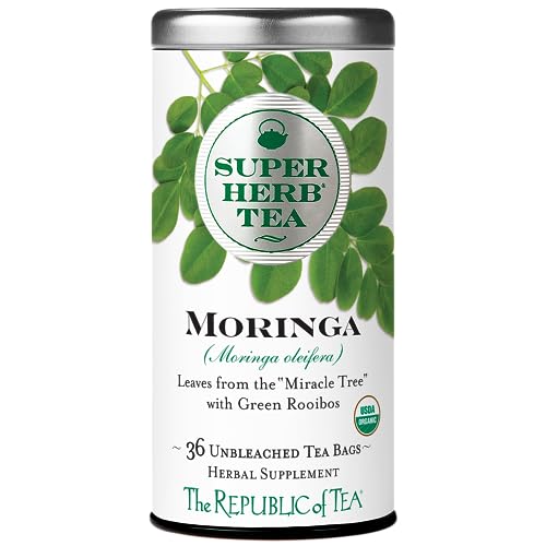 The Republic of Tea, Organic Moringa Superherb, 36 Bags