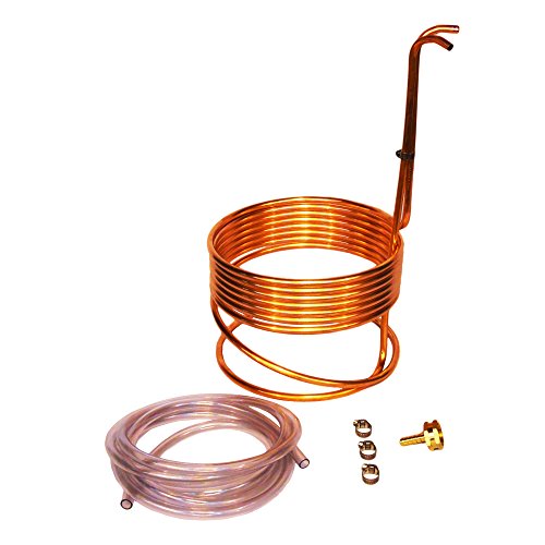 Home Brew Stuff WC-25 HomeBrewStuff Super Efficient 3/8' x 25' Copper Wort Chiller