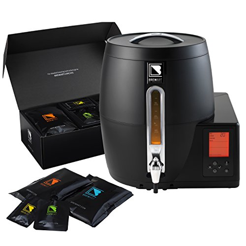BeerDroid Beer Brewing System | Fully Automatic Home Brewing Kit, Wi-Fi Enabled with App | Pre-Set Lager and Ale Brewing or Create Your Own | Temperature Controlled Personal Brewer | Beer Making Gift