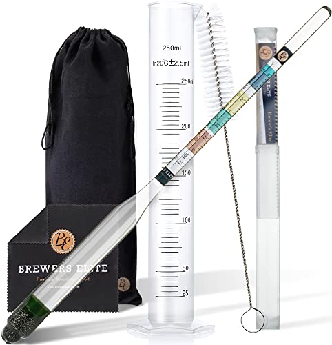 The Brewer’s Elite Hydrometer & Test Jar Combo