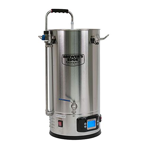 Brewer’s Edge Mash and Boil with Pump | All Grain Home Brewing System 7.5 Gallon
