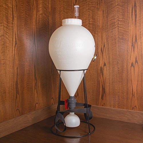 The FastFerment Conical Fermenter 7.9 Gallon Home-Brew Kit with Floor Stand & Wall-Mount