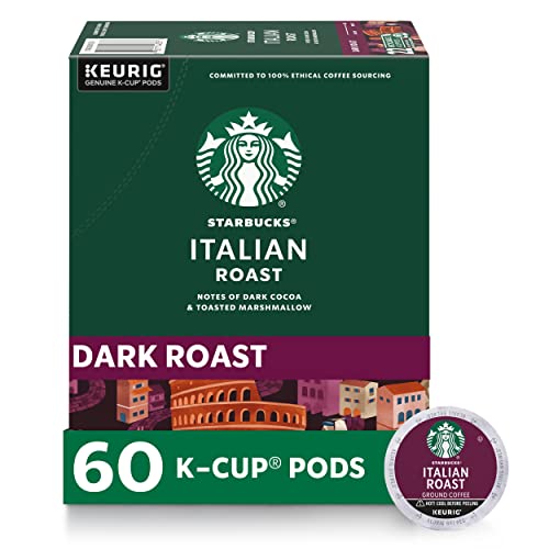 Starbucks Dark Roast K-Cup Coffee Pods for Keurig Brewers