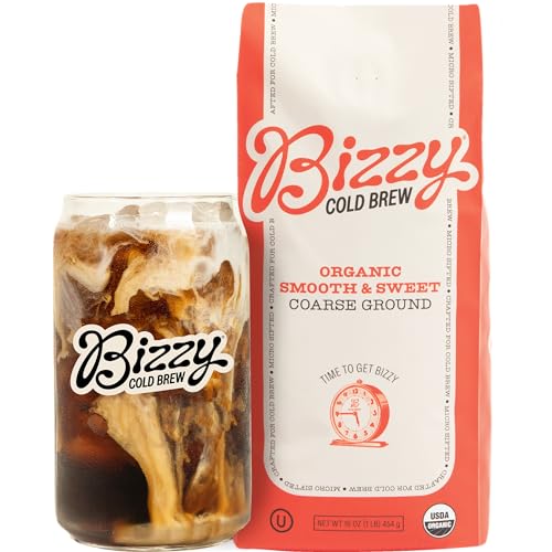 Bizzy Organic Cold Brew Coffee, Smooth and Sweet Blend